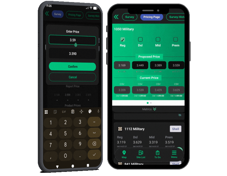 Kalibrate Fuel Pricing Mobile app – features gifs (3)